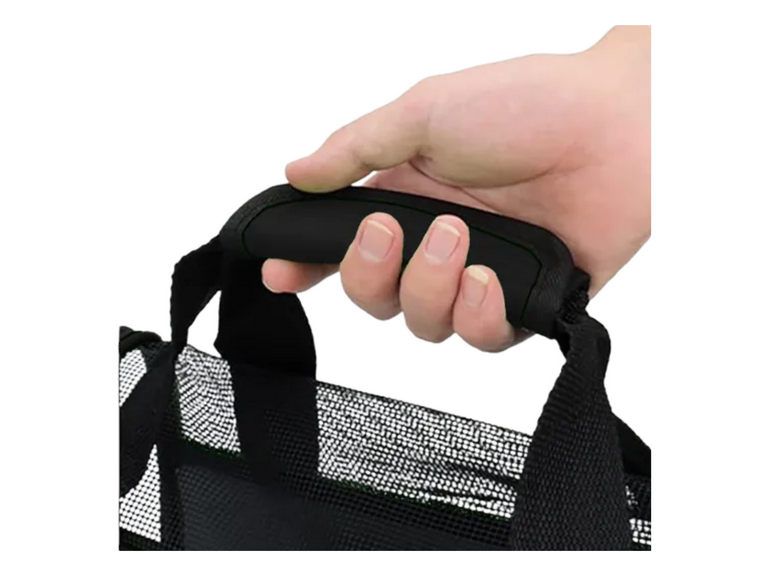 Bolso Transportador Respirable Mascotas Negro 47x23x30
