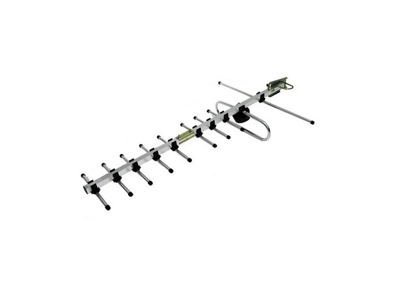 Antena TV HD Exterior Fija 10 Elementos 64x9x36 Aluminio