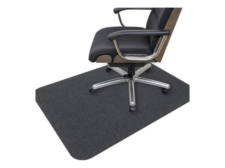 Alfombrilla Antideslizante Silla Oficina 120x90 CM Negro