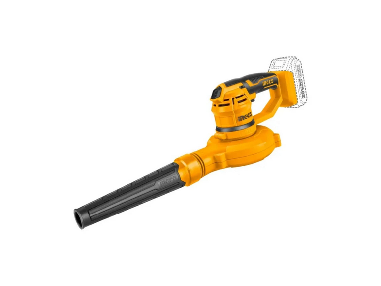 Soplador Aspirador Inalámbrico 20 Watt Amarillo