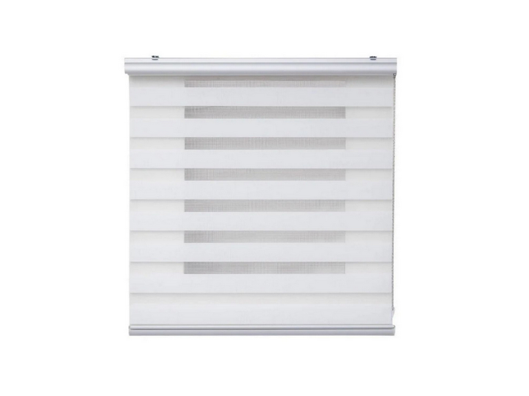 Cortina Roller Persiana Dúo Blanca 160x220