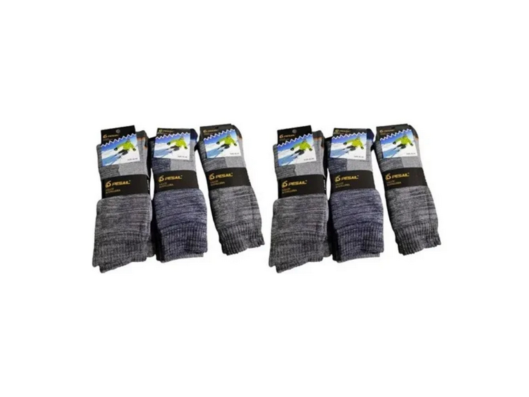 Pack 12 Calcetines Térmicos Trekking Montaña 40-46