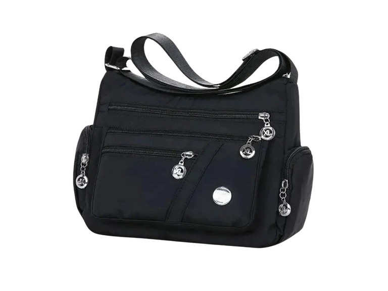 Bolso Crossbody Hombro Impermeable Antirobo Negro
