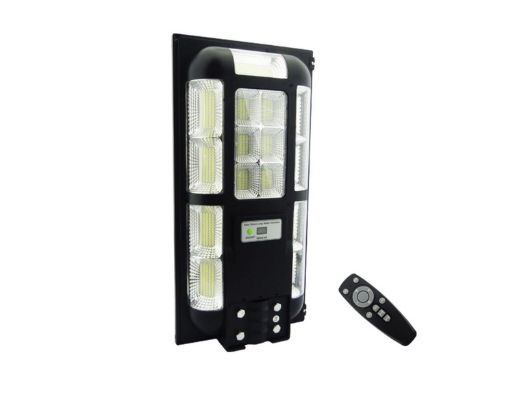 Foco Poste Solar 200 Watt 15 Placas 676 LED