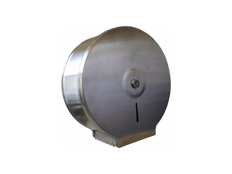 Dispensador Papel Higiénico Acero Inoxidable 500 M Llaves