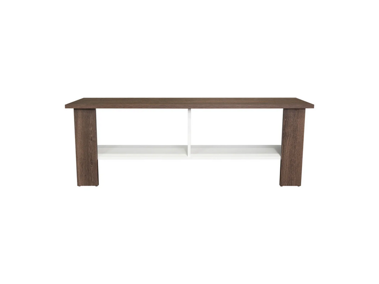 Rack 2 Repisas TV 50 121.1x25.3x32 Café Oscuro