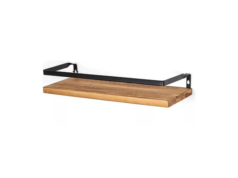Pack 2 Repisas Modernas Flotantes Madera 40x15x7
