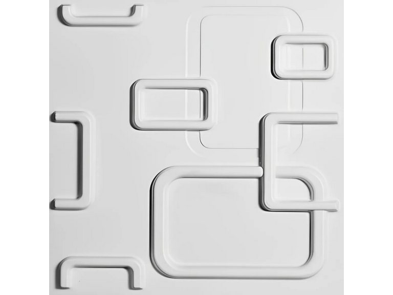 Pack 16 Panels PVC Decorativo Aro 3D 50x50