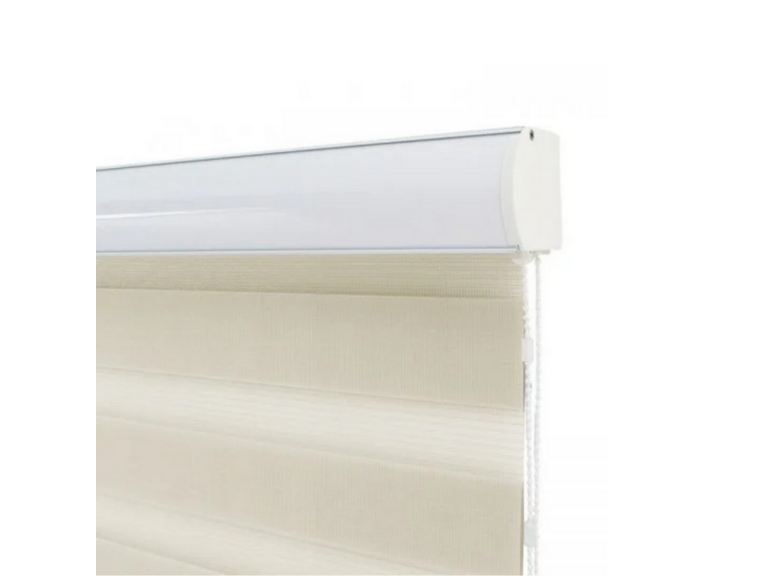 Cortina Roller Persiana Dúo Beige 120x220
