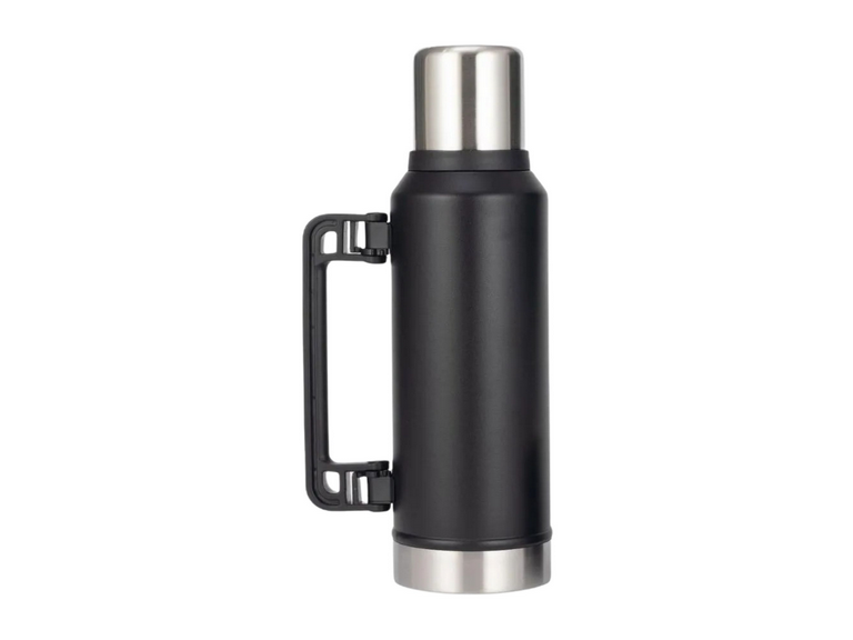 Set Termo Mate Tapa Bombilla 1 LT Negro