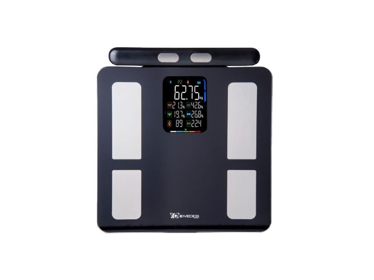 Balanza Inteligente app Bluetooth EM04 Negra