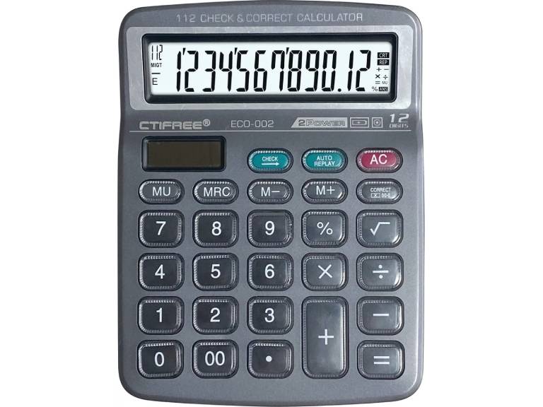 Calculadora Eco Target 2 Gris