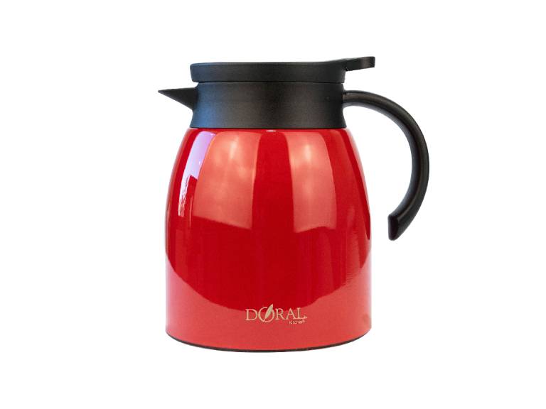 Jarra Térmica con Infusor Removible Infolux 1.2 Litros Rojo