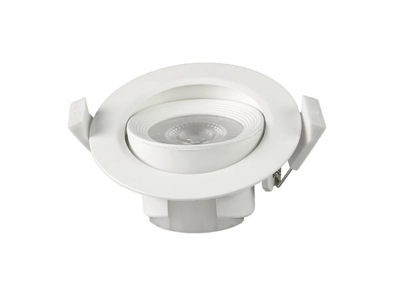 Pack 10 Focos Basculantes LED Luz Fría 6.5 Watt