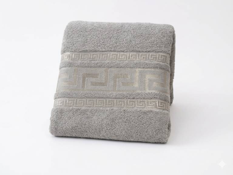 Set de Toallas Olivia Doral 2 Piezas Gris
