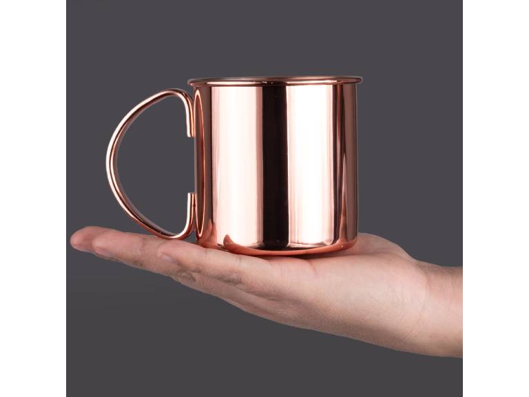 Tazón metálico Encobrizado COPPER 1/2 L