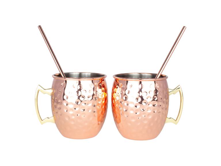 Set Moscow Mule encobrizado 500cc c/u