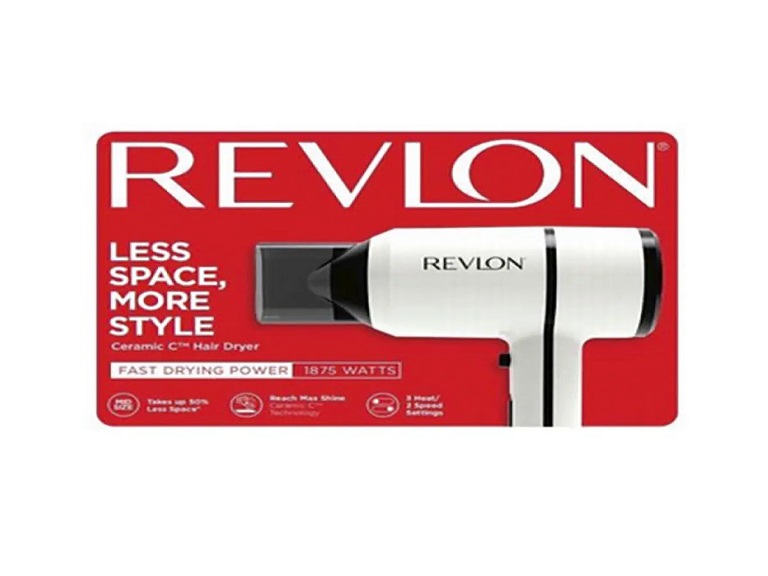 Secador de Pelo Blanco Linea Crystal Rev