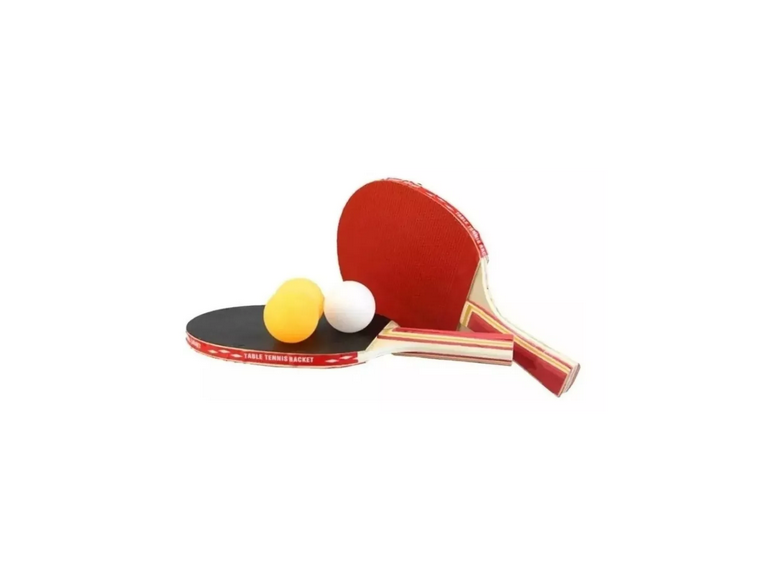 Set 2 Paletas Ping Pong 3 Pelotas DLX