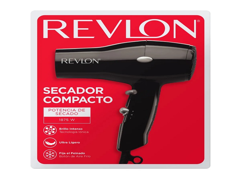 Secador Compacto Negro Revlon
