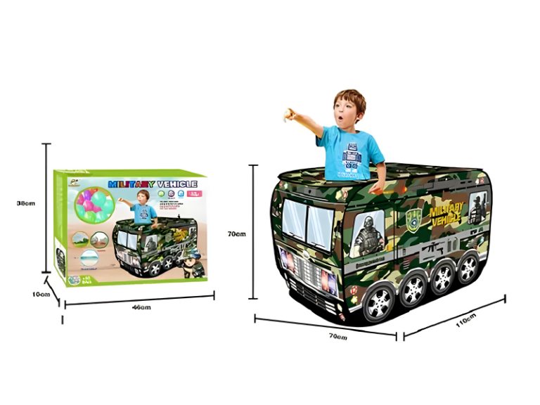 Carpa Infantil Plegable con 50 Pelotas y Juego de Playa