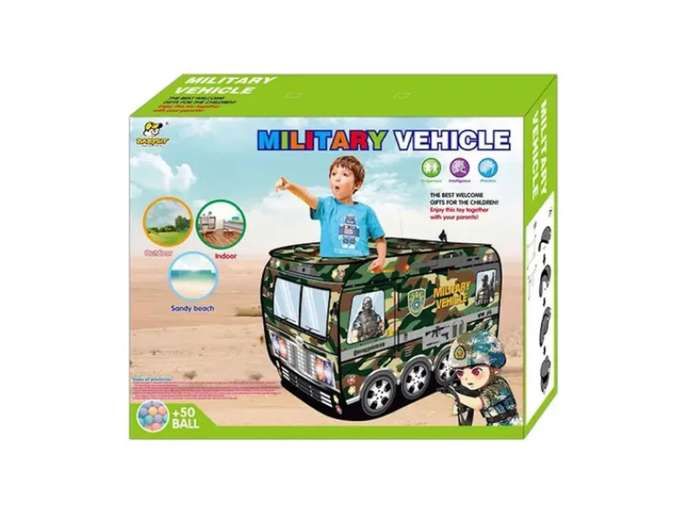 Carpa Infantil Plegable con 50 Pelotas y Juego de Playa