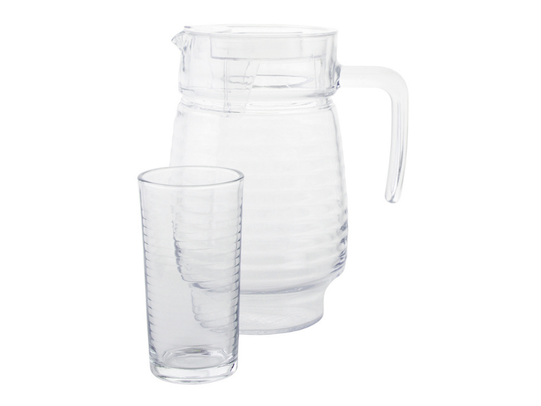 Jarra 1.5 lts + 4 Vasos Tutto Per Tavola
