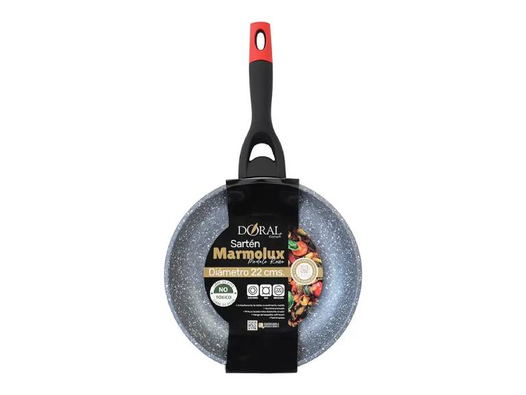 Sartén Marmolux Rosso 22 cm Doral