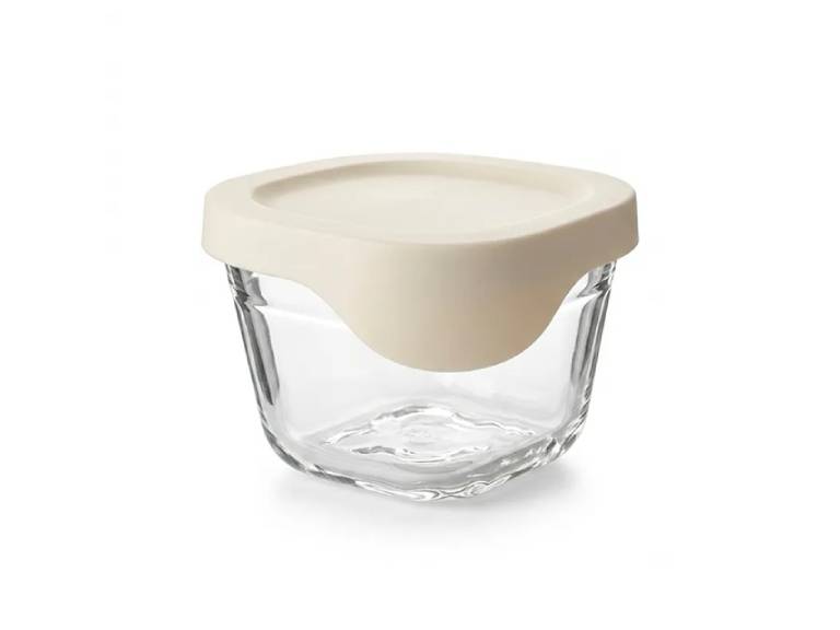 Hermético de Vidrio Cuadrado Glass Try 220 ml Doral