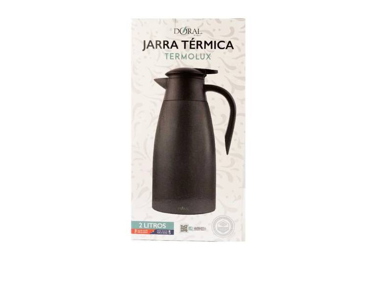 Jarra Térmica Termolux 2 Litros Negra Do
