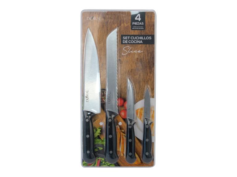 Set cuchillos cocina Slice 4 Piezas