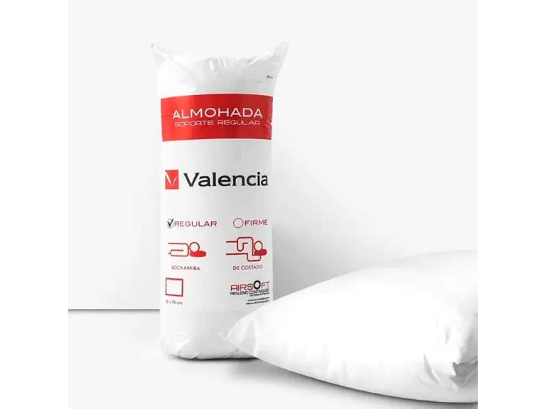 Almohada Valencia Medio 180 H 50×70 cm Rollo SD Cannon