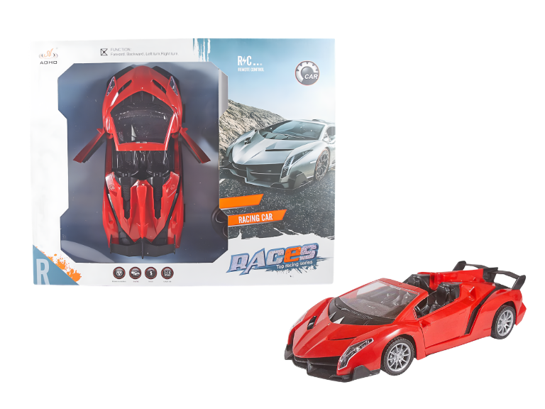 Auto Radiocontrol Deportivo Rojo Estilo Lamborghini