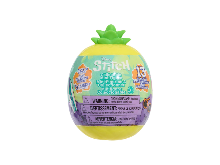 Pack de 3 Huevos Sorpresa Disney Stitch con 13 Figuras Coleccionables