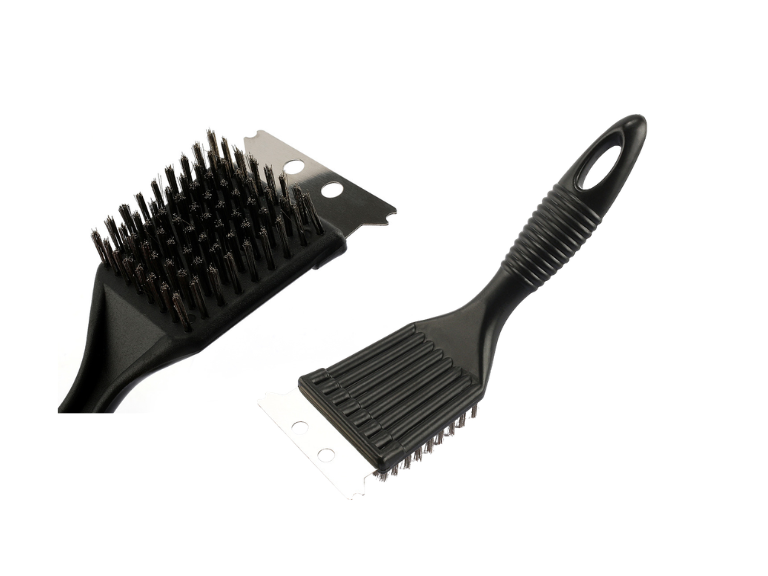 Pack 4 Cepillos para Limpiar Parrilla 30 cm con Raspador