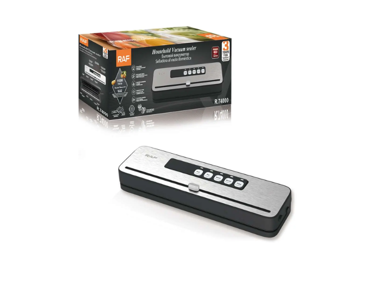 Máquina Selladora al Vacío RAF R.74000 110 W + Bolsas