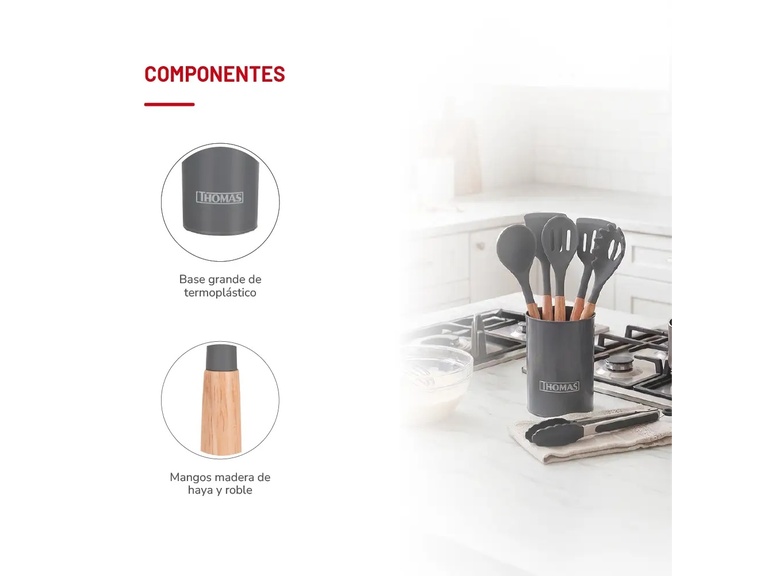 Set Utensilios Thomas 9 Piezas