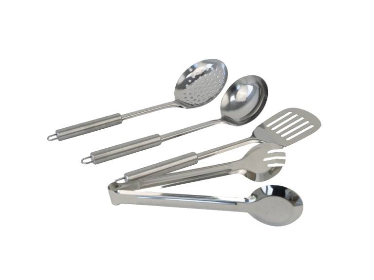Set Utensilios de Cocina Acero 4 Pzas