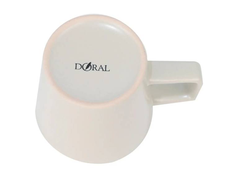 Set 4 Piezas Mugs Porto Cervo Cerámica Doral 350 ml Beige