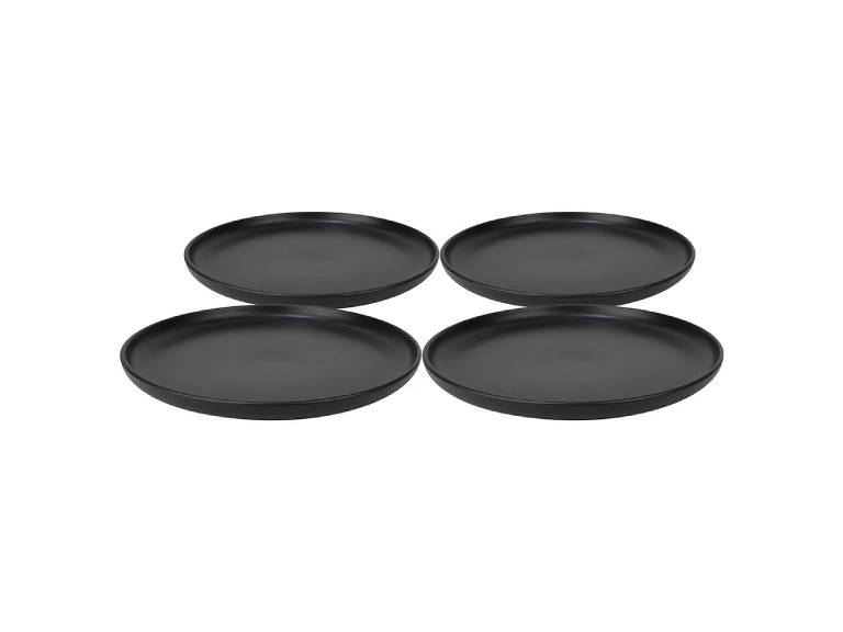 Set Platos Base Doral Porto Cervo 27cm Negro