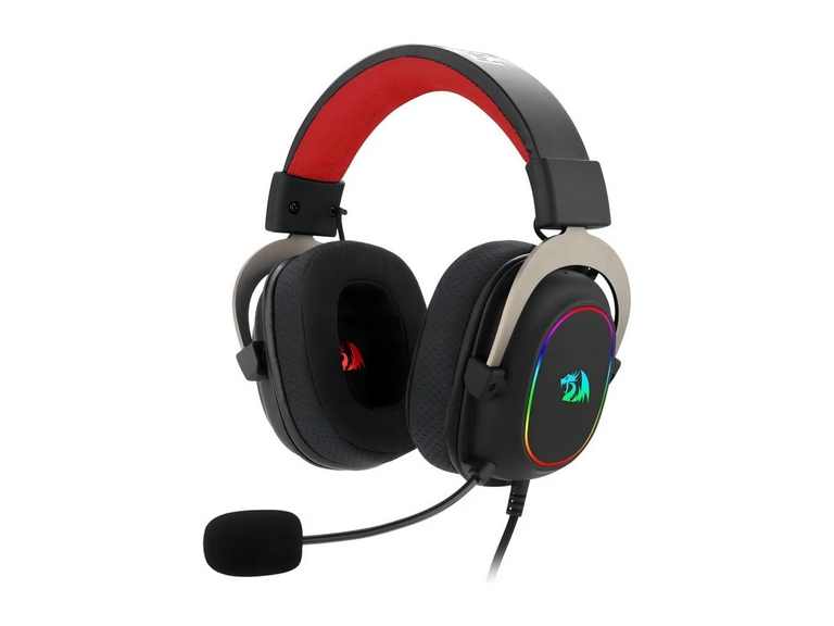 Audifonos Gamer Profesional LED Redragon Zeus Negro