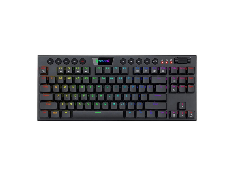Teclado Gamer Ultra Low Profile Profesional RGB Negro