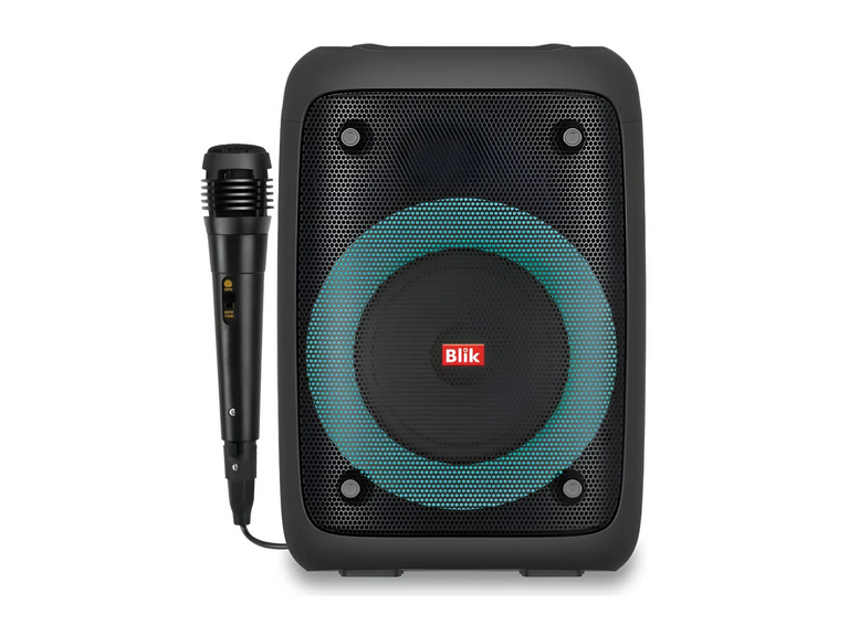 Parlante Karaoke Bluetooth Portatil Blik Voice Negro