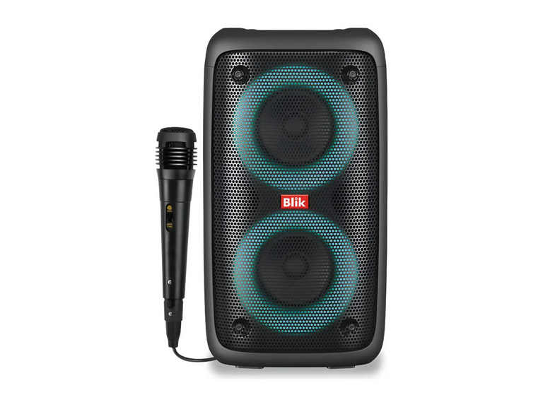 Parlante Karaoke Bluetooth Portatil Blik Voice Negro